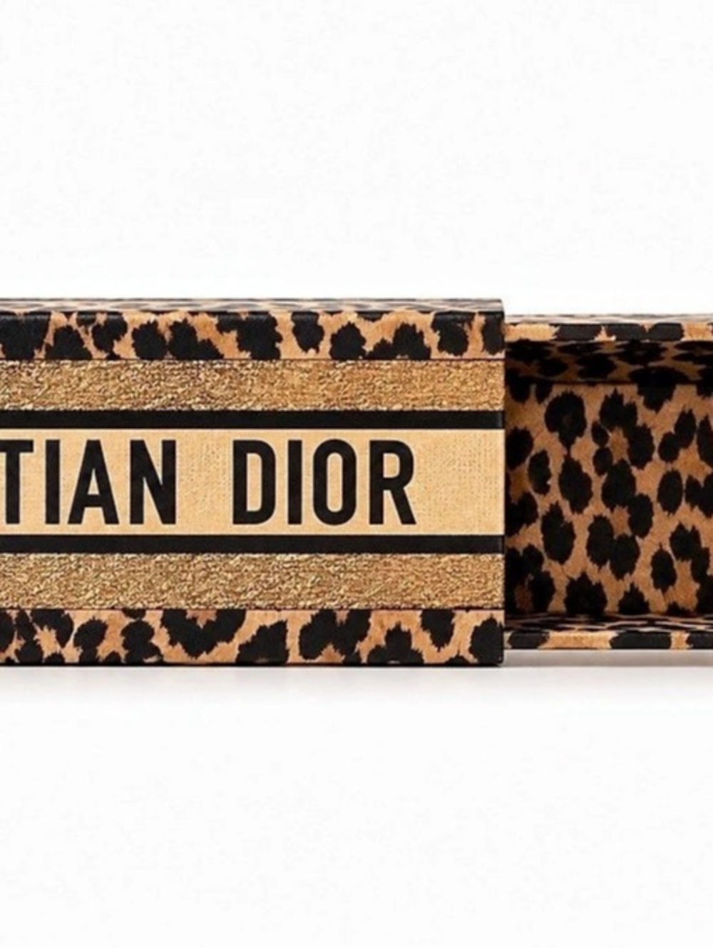 Christian Dior Leopard Print Makeup Case
